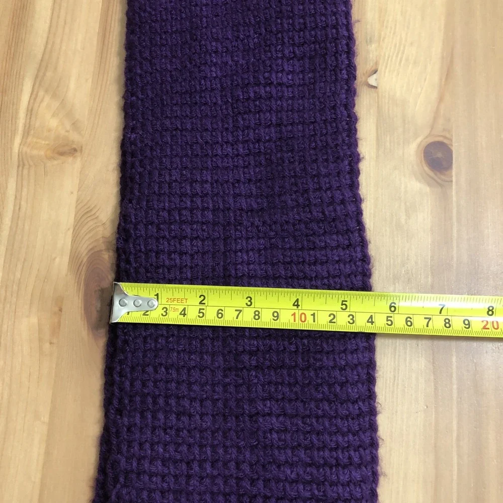 Baltimore Ravens Knit Scarf NFL Purple White Football